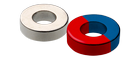 Magneţi NdFeb - inele - magnetizate diametral perpendicular pe axă