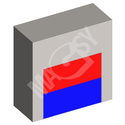 Lentila magnetica cub - model